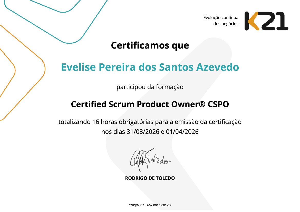 Certificado K21